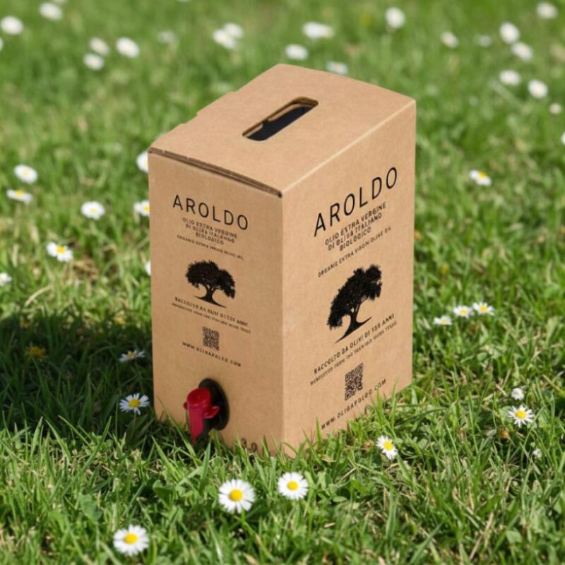 Olio Aroldo Bio EVOO bag in box